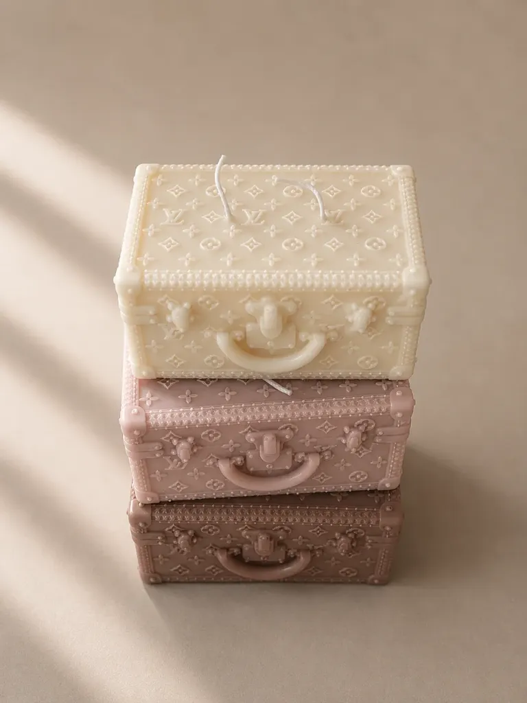 LV Box Candle (Ivoor)